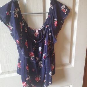 Off the shoulder crop top